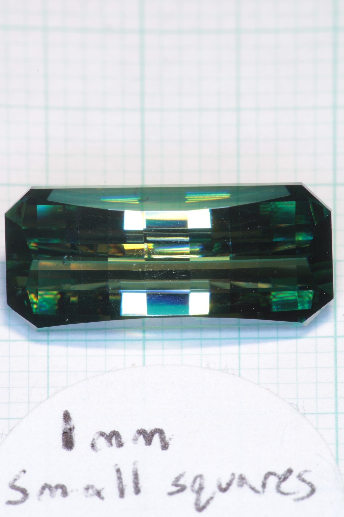 Dichroic Moissanite, Loose Yellow and Blue Faceted Gemstones