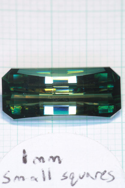 Dichroic Moissanite, Loose Yellow and Blue Faceted Gemstones