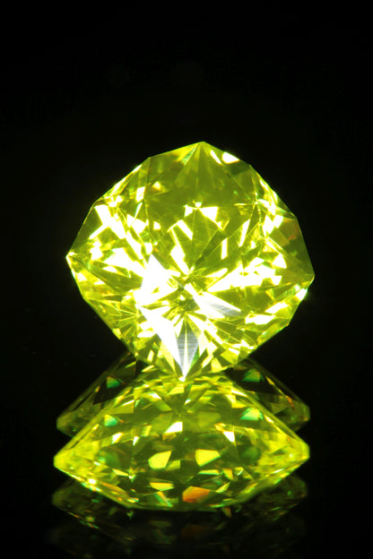 Glow in the Dark GAGG Lumogarnet High Glow Loose Faceted Stones