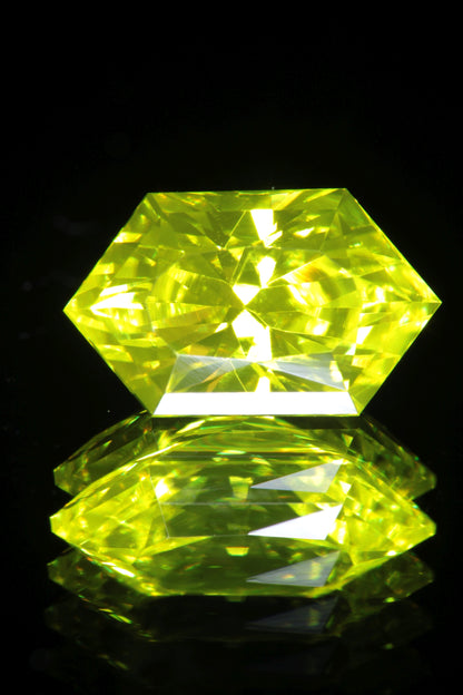 Glow in the Dark GAGG Lumogarnet High Glow Loose Faceted Stones