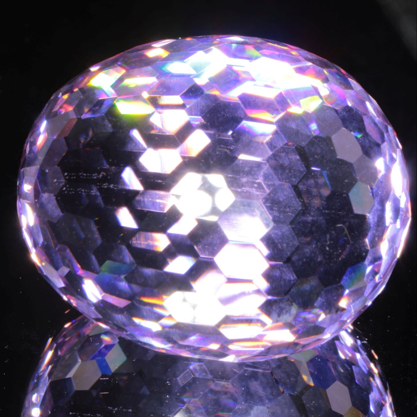 Gemstone Eggs, Faceted Garnet Sapphire Perovskite Lab Crystals