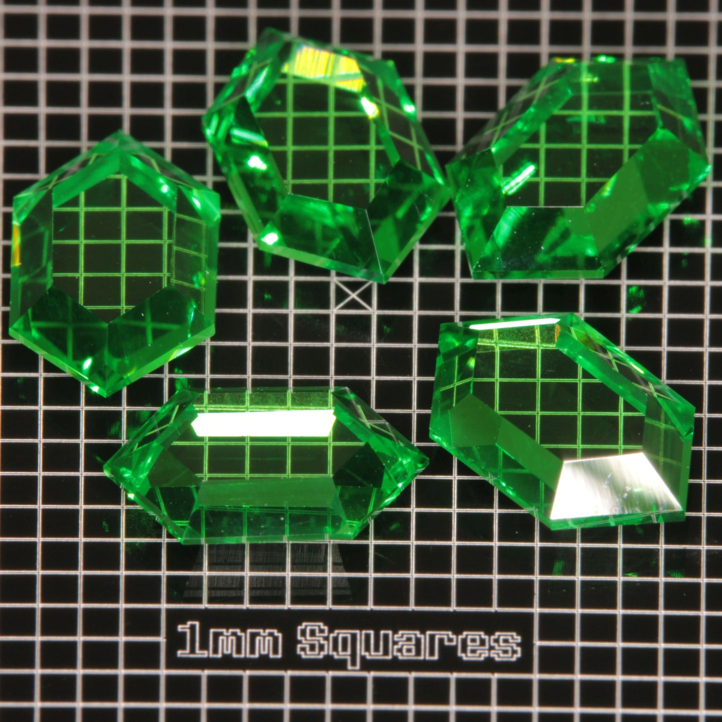 RetroHex™ Cut Gems, Laser Garnet and More