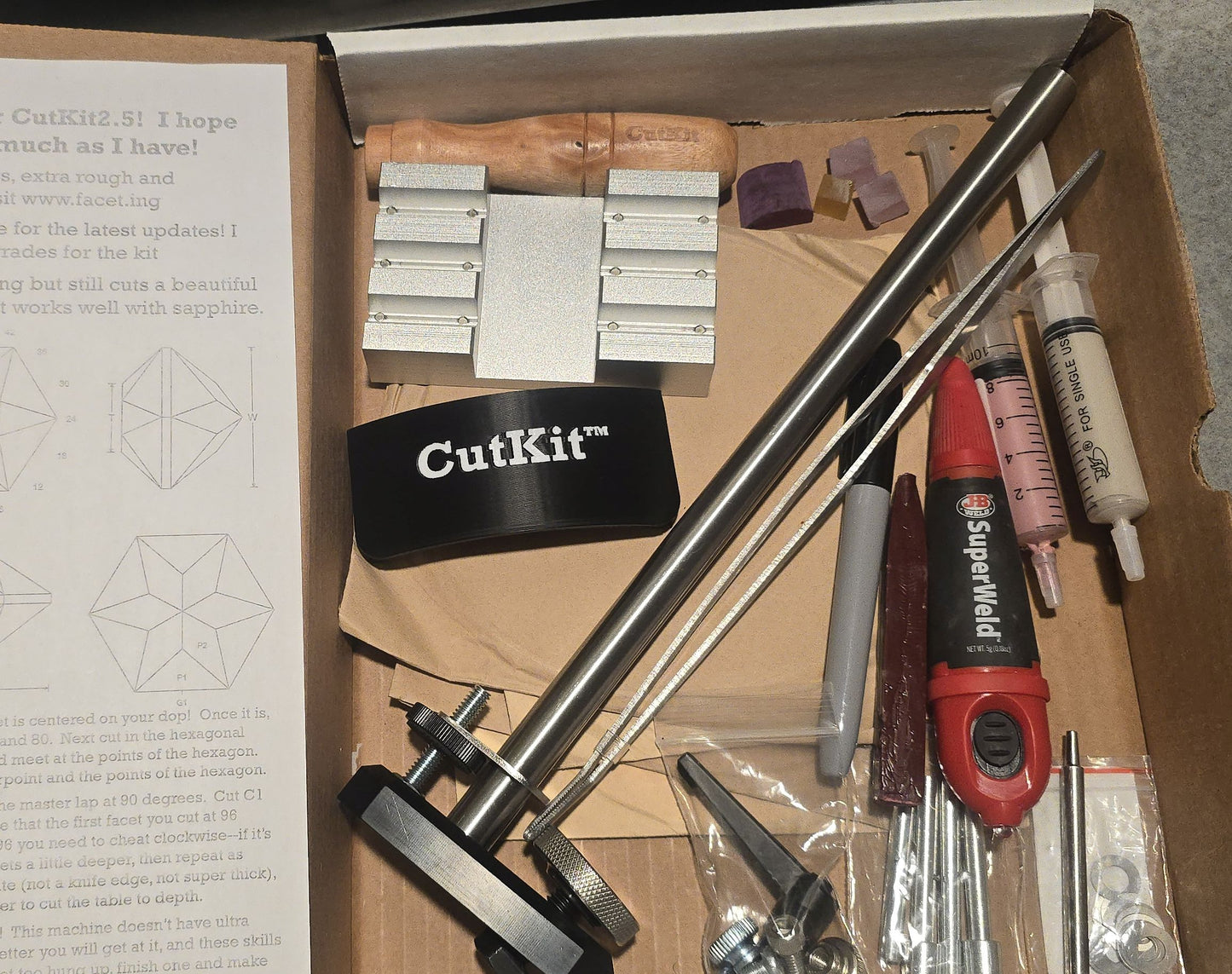CutKit™ Faceting Kit -- Faceting for under 500 dollars all-in!