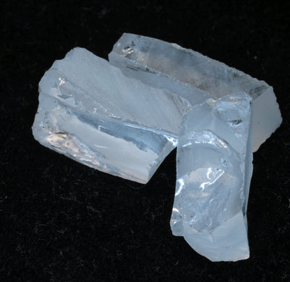 F-35 Fighter Jet Window Sapphire Facet Rough and Shards (F35 Gem)