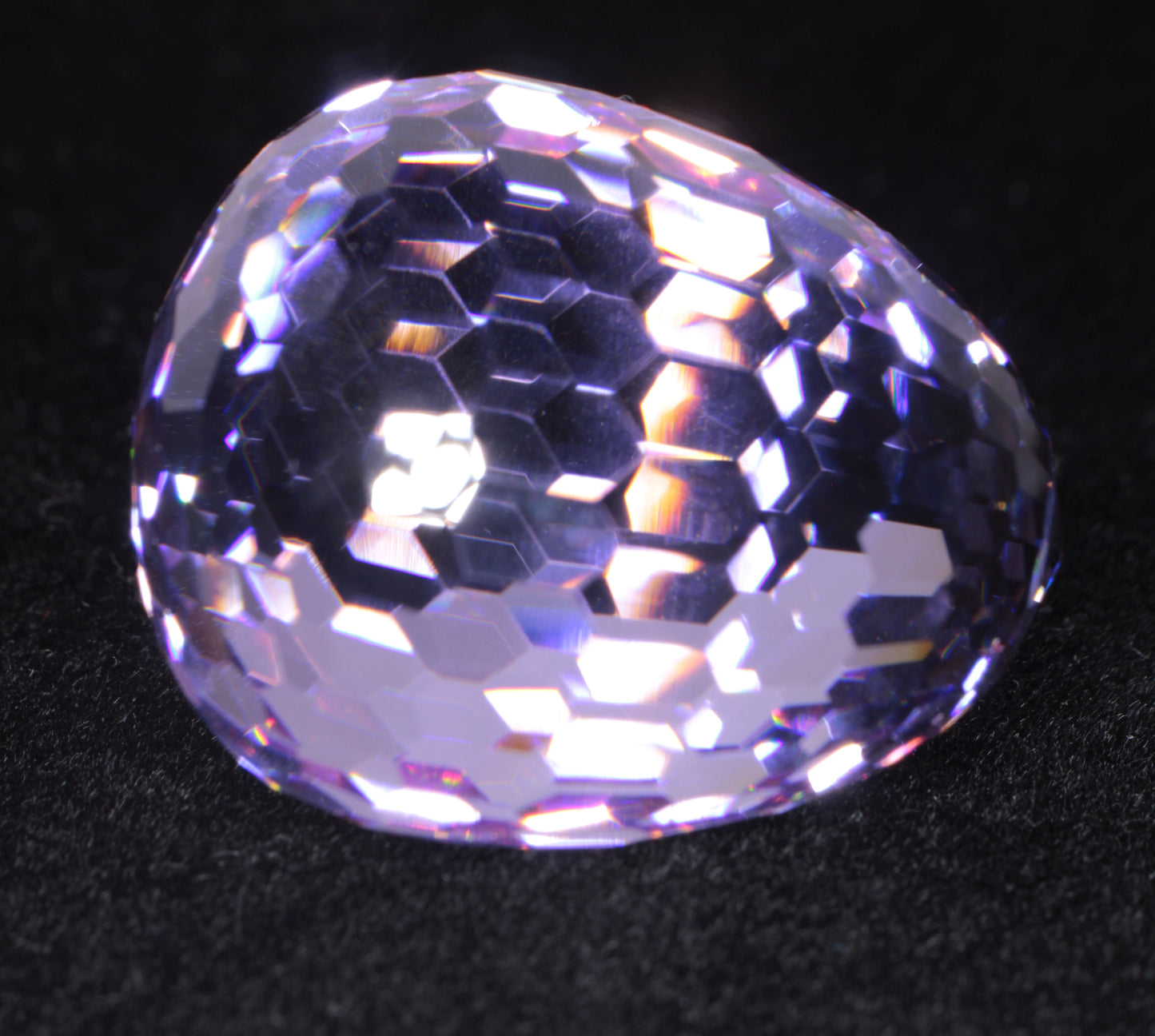 Gemstone Eggs, Faceted Garnet Sapphire Perovskite Lab Crystals