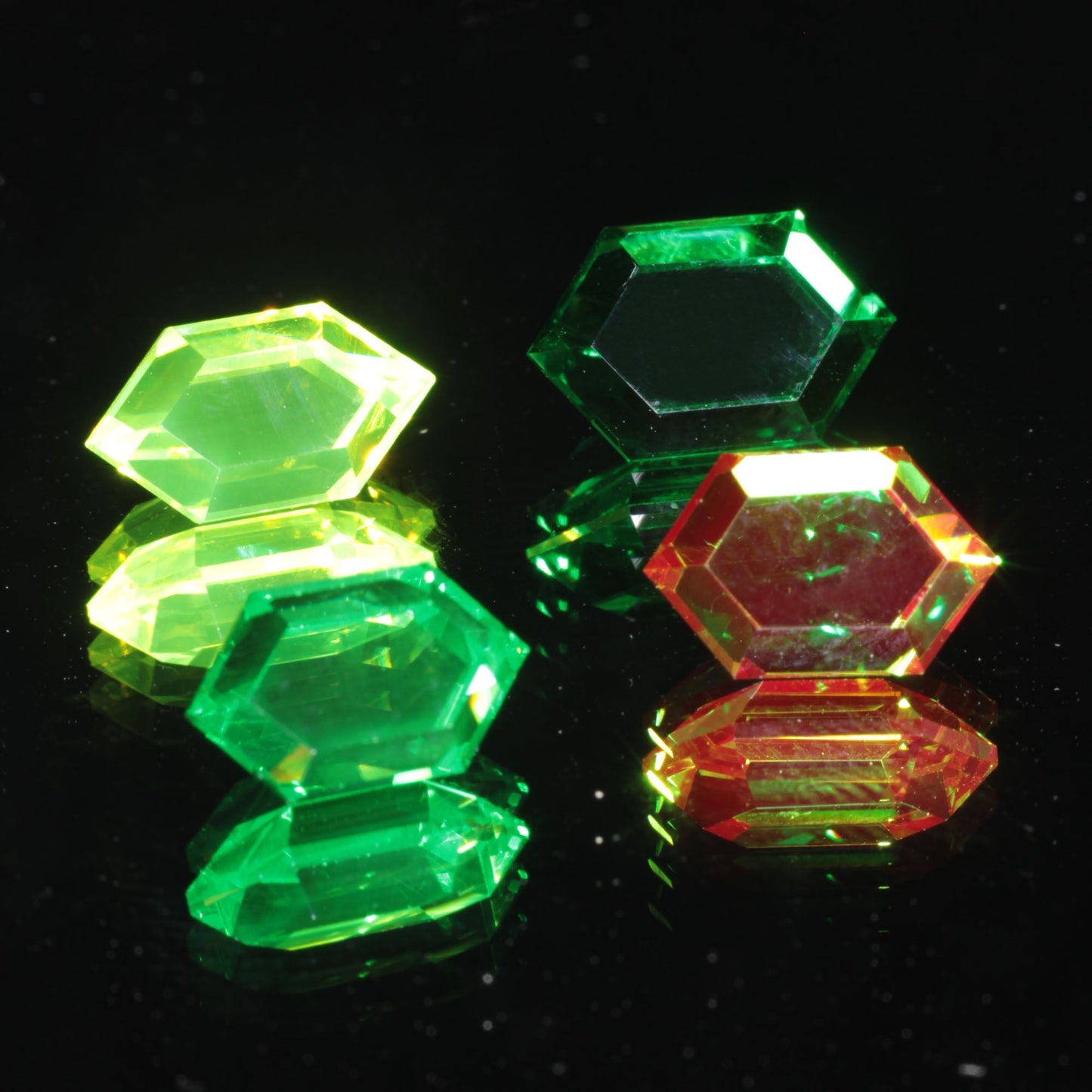 RetroHex™ Cut Gems, Laser Garnet and More