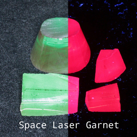Space Laser Garnet Facet Rough, Nd+Cr YAG