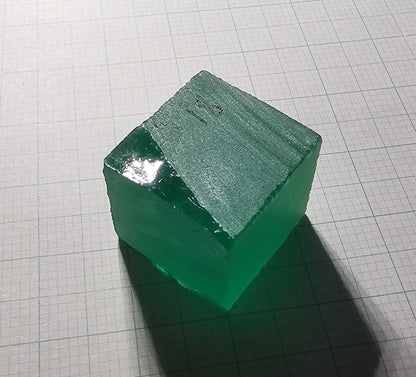 Vivid Green Laser Garnet Facet Rough, Vanadium YAG